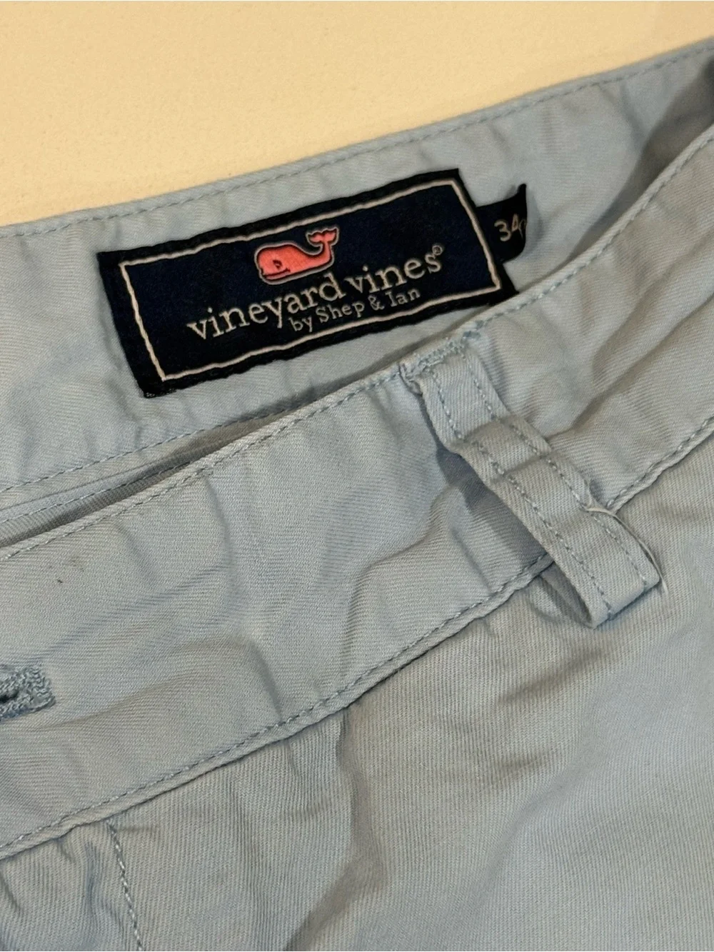 🌊 Vineyard Vines Men’s Club Shorts | Light Blue | Size 34 🌊